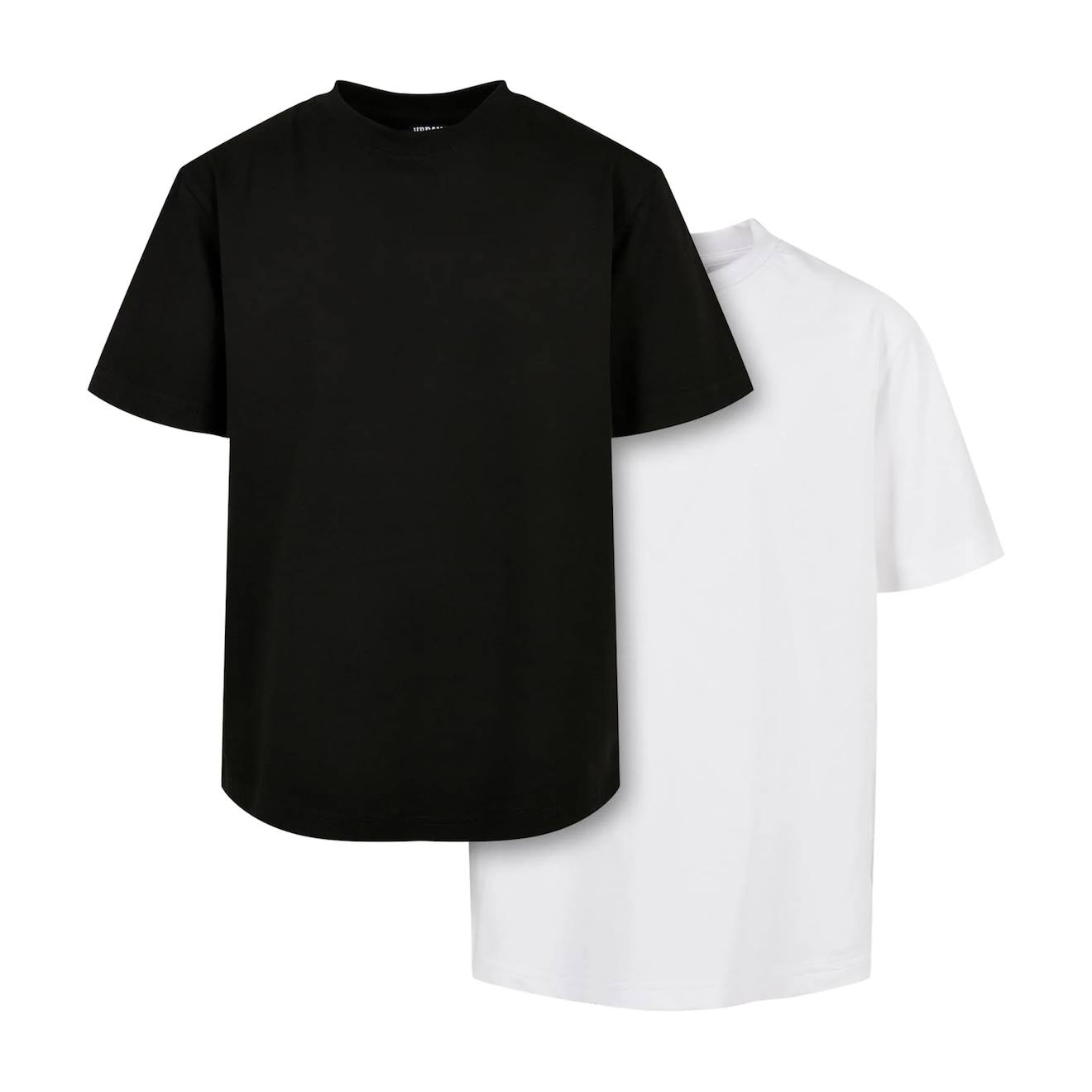 T-shirts Coton Noir / Blanc