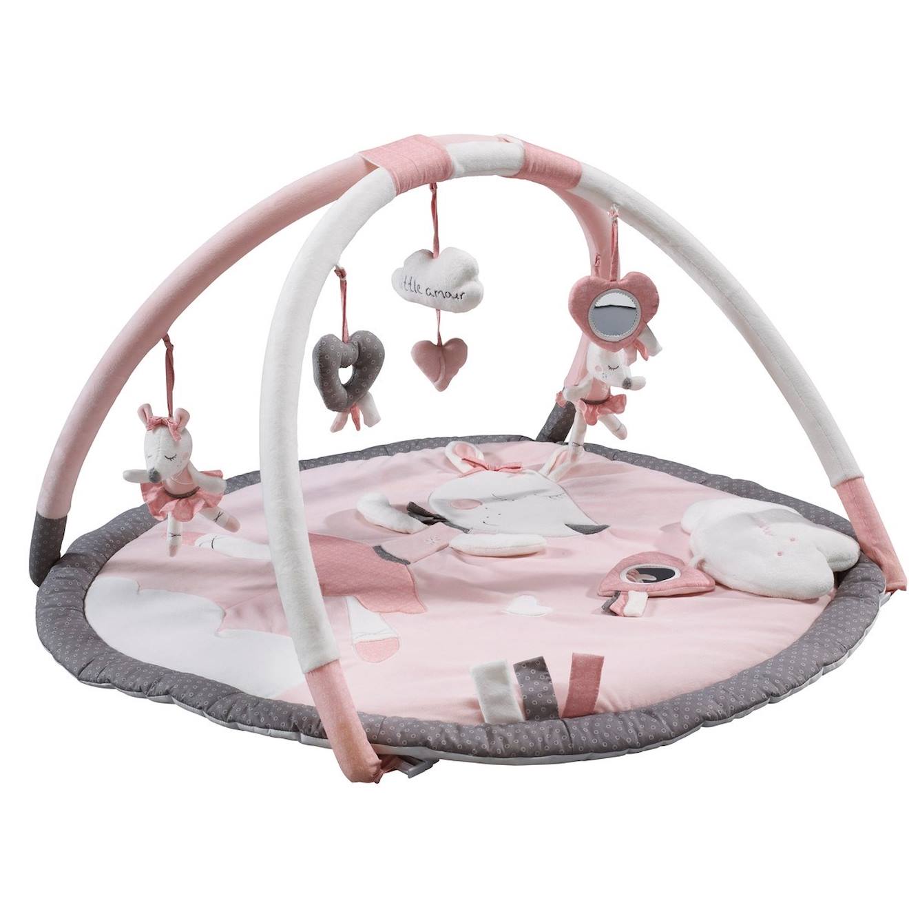 Tapis D'éveil En Velours Rose
