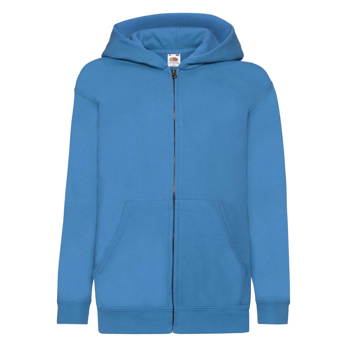 Veste À Capuche Coton Classic Azur
