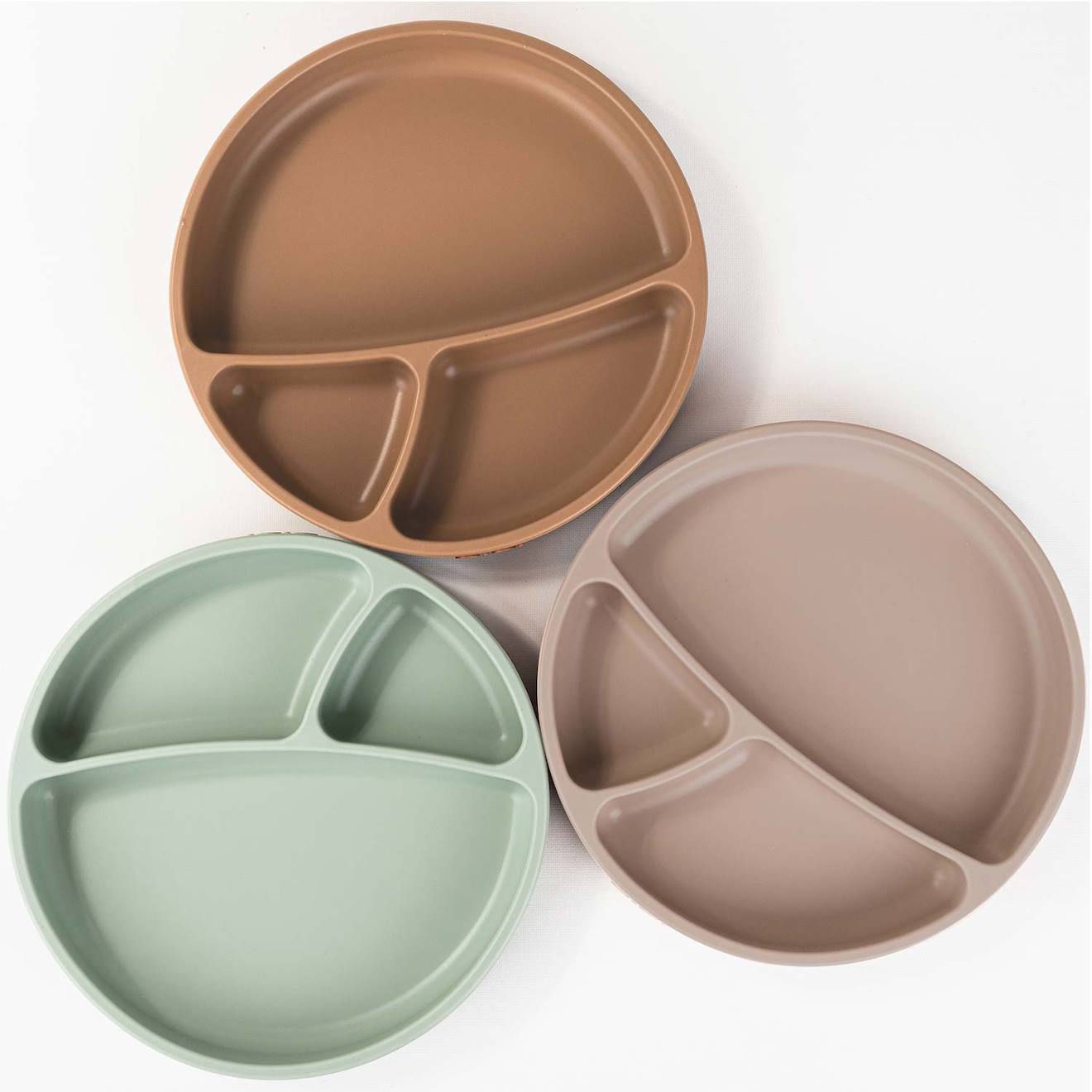 Assiette Bébé À Ventouse En Silicone Caramel (Minikoioi) - Image 2