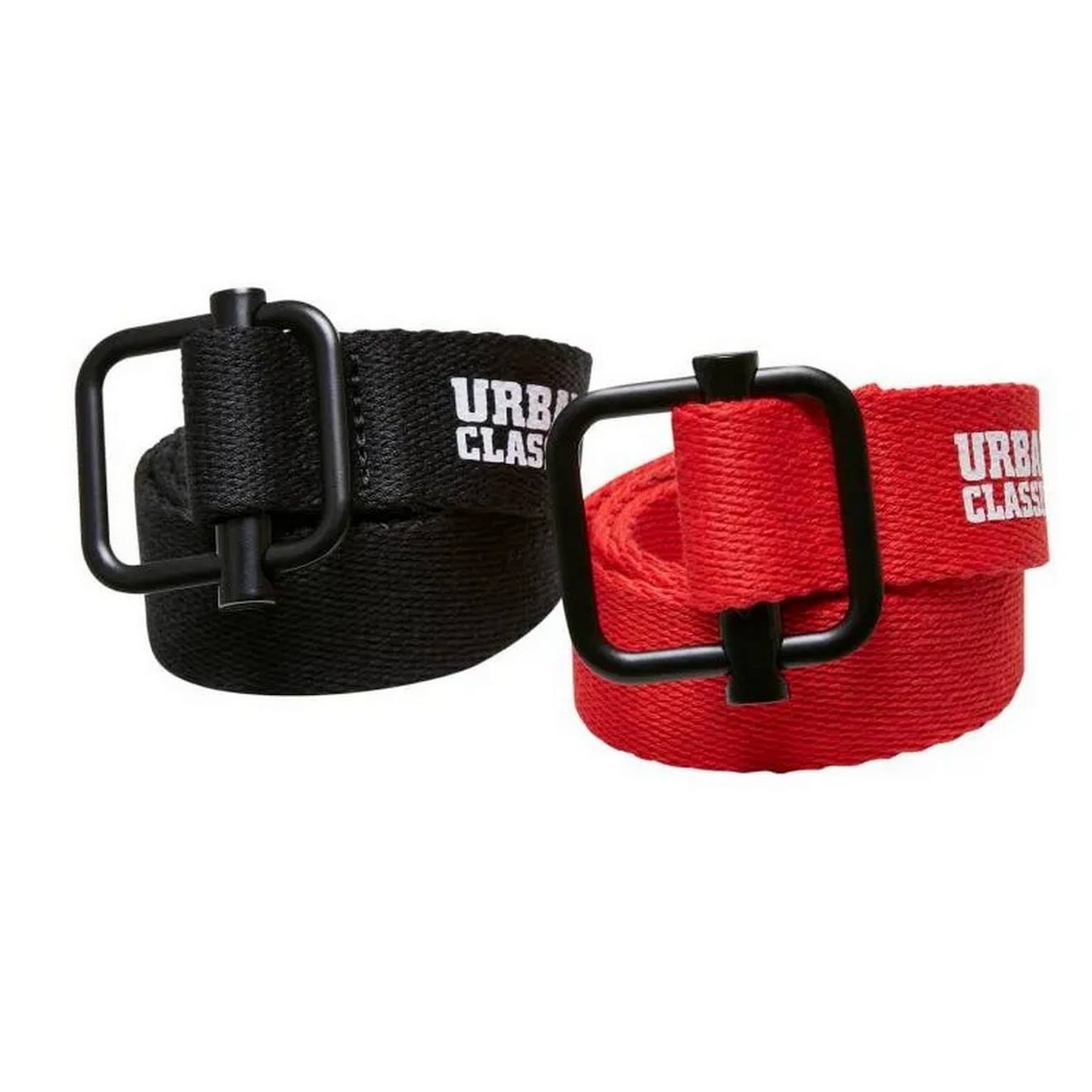 Ceinture Polyester Noir / Rouge