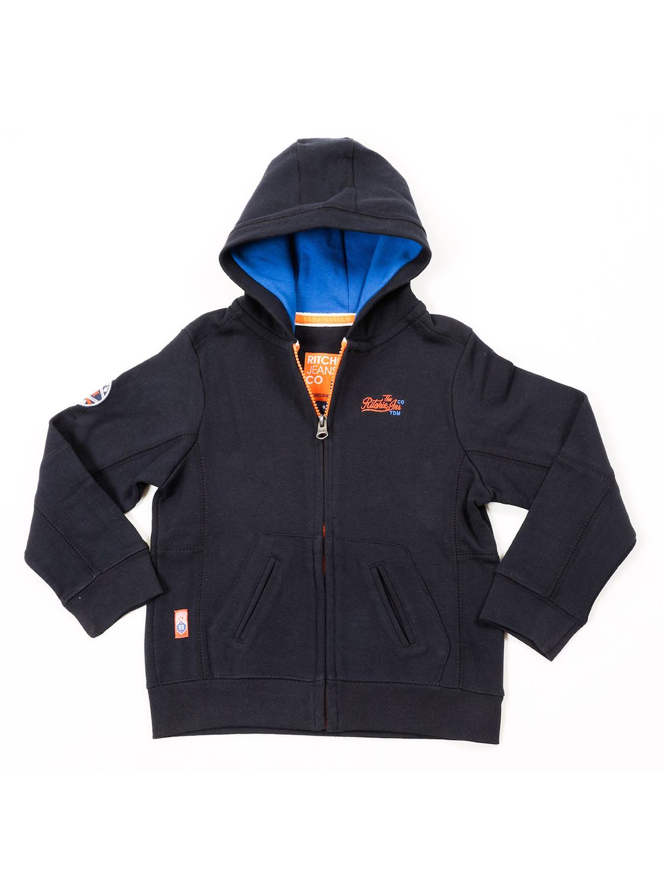 Sweat Zippe Wylen Boy Marine