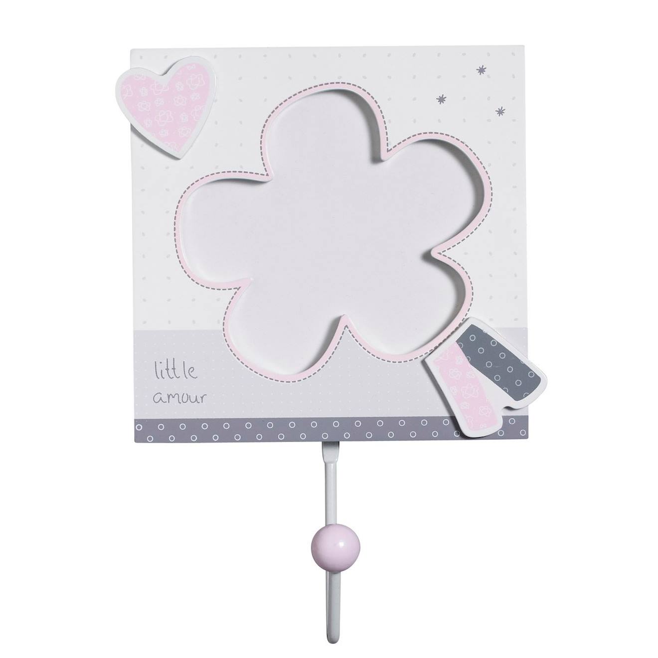 Set 3 Patères En Bois Rose