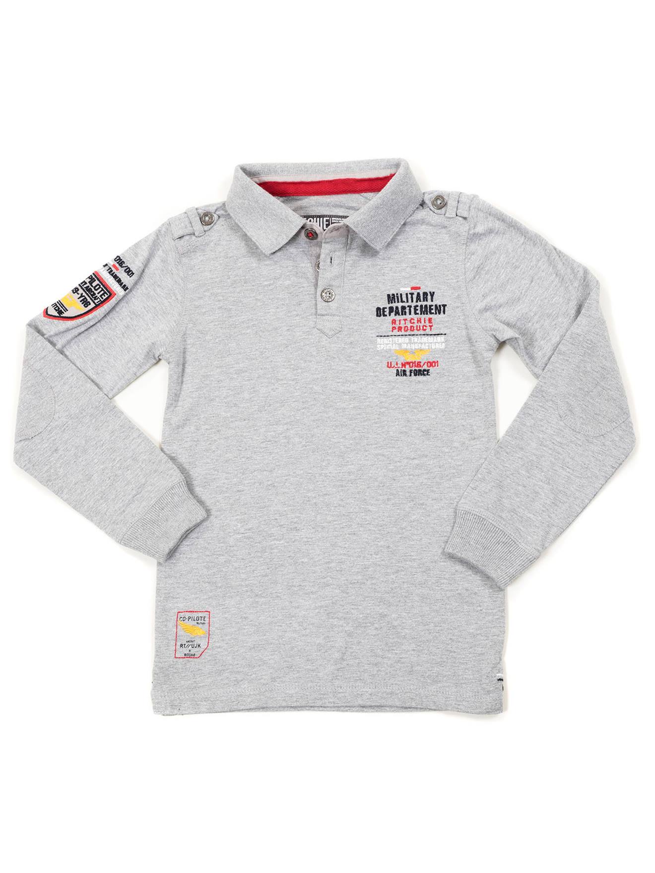 Polo Poluxol Garçon Gris