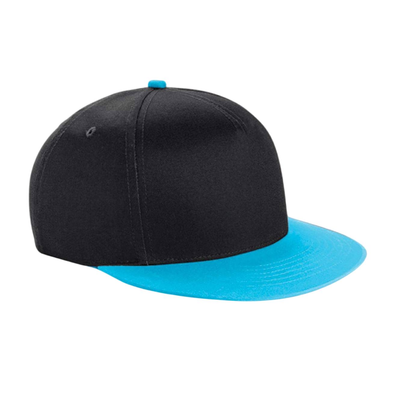 Casquette Ajustable Coton Sergã© Noir / Bleu Surf
