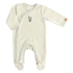 Bébé-Pyjama, surpyjama-Pyjama bébé à manches longues en velours - botanica