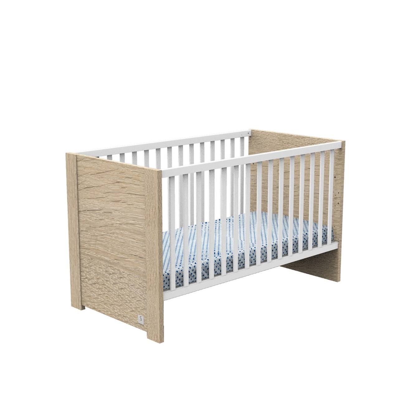 Lit Bébé Évolutif Marron