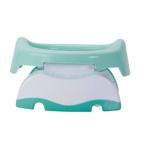 Pot nomade 2 en 1 réducteur de wc Gris+Vert menthe 11 - vertbaudet enfant 