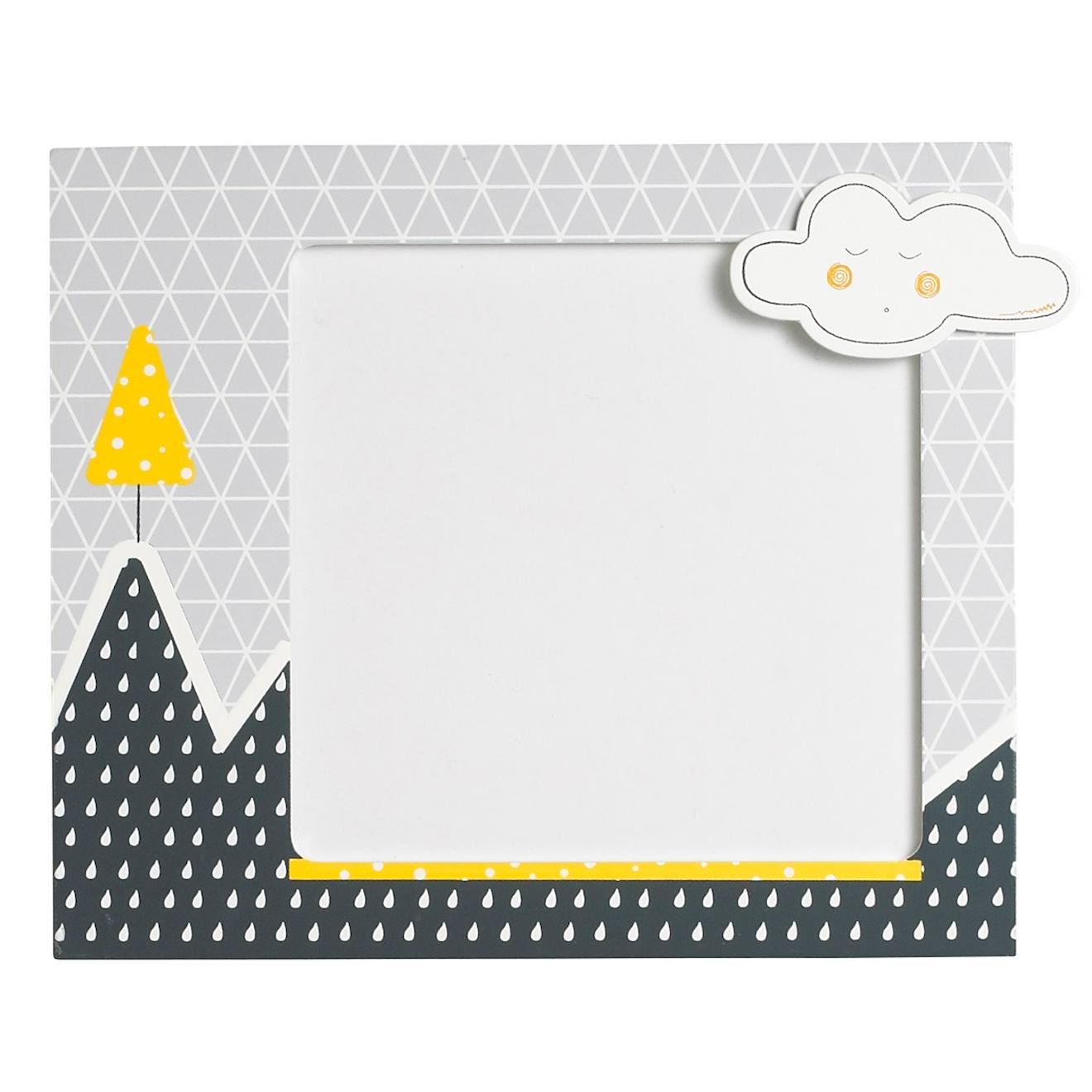 Set De 2 Cadres Photos Enfant En Bois Gris