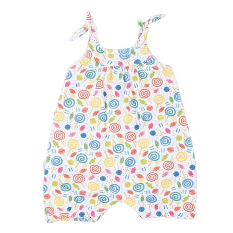 Bébé-Combishort bébé fille en coton bio candy