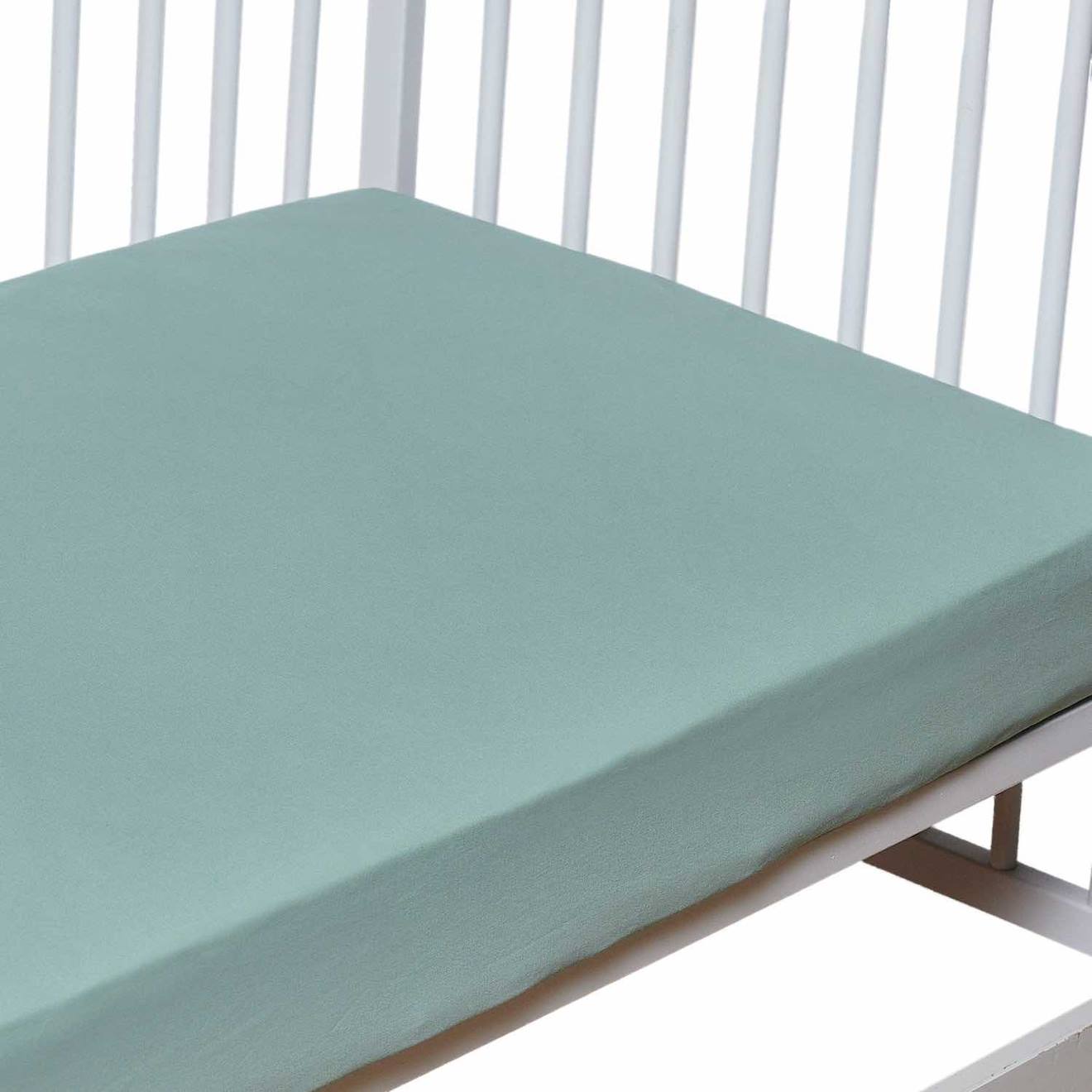 Sevira kids - Drap-housse En Coton Vert Amande