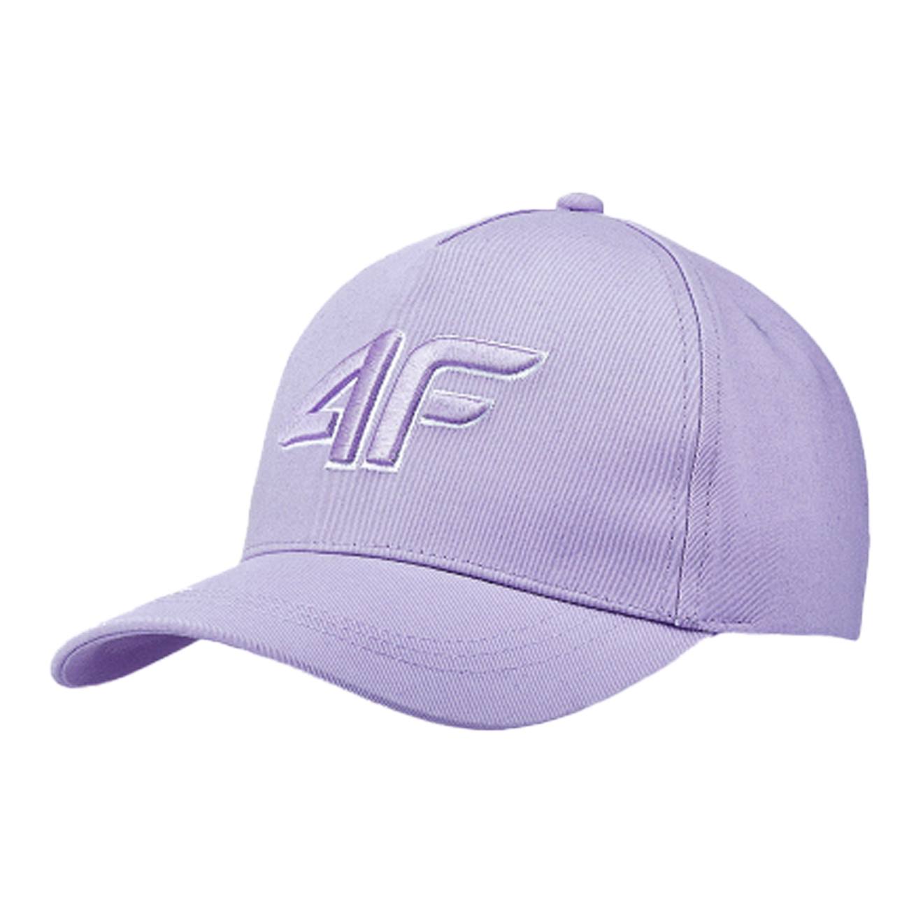 Casquette De Baseball Coton Violet Clair