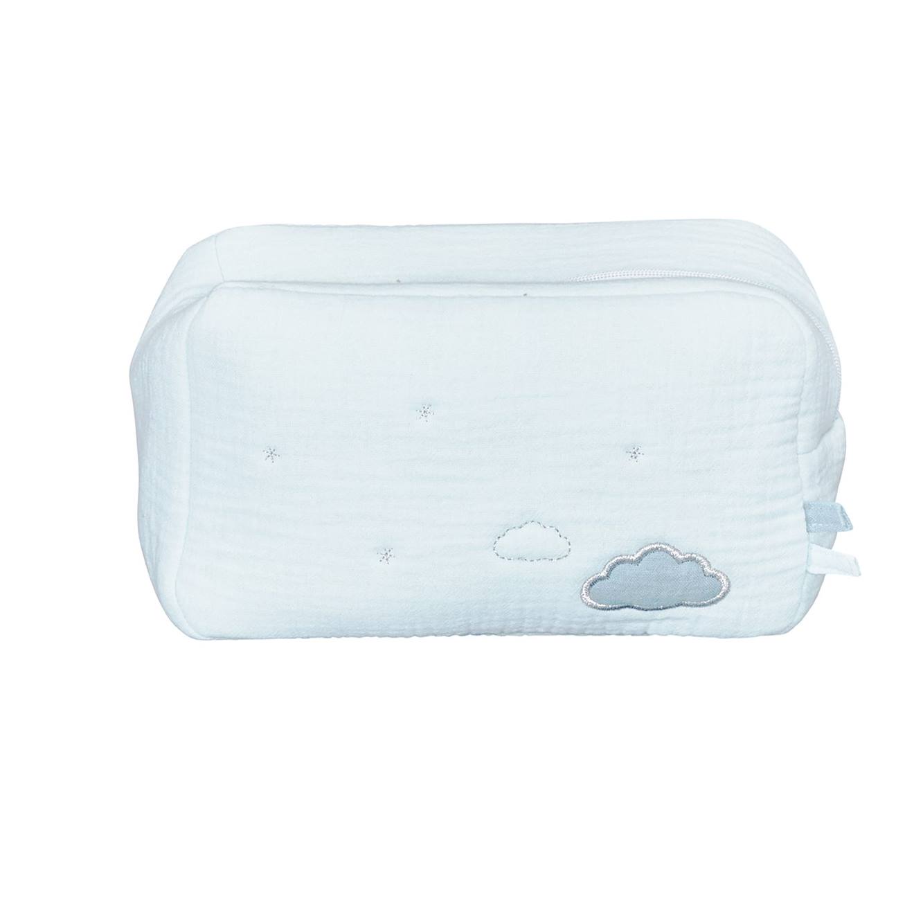 Trousse De Toilette En Coton Bio - Lily Bleu