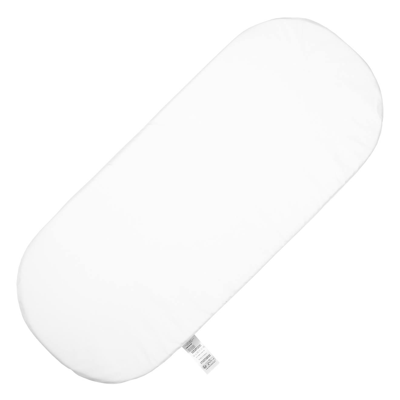 Matelas Ovale Pour Couffin Fabriqué En France Blanc