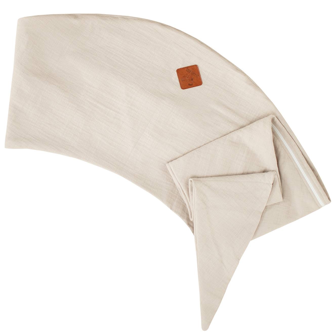 Housse Pour Coussin De Maternité Et D'allaitement En Gaze De Coton Beige