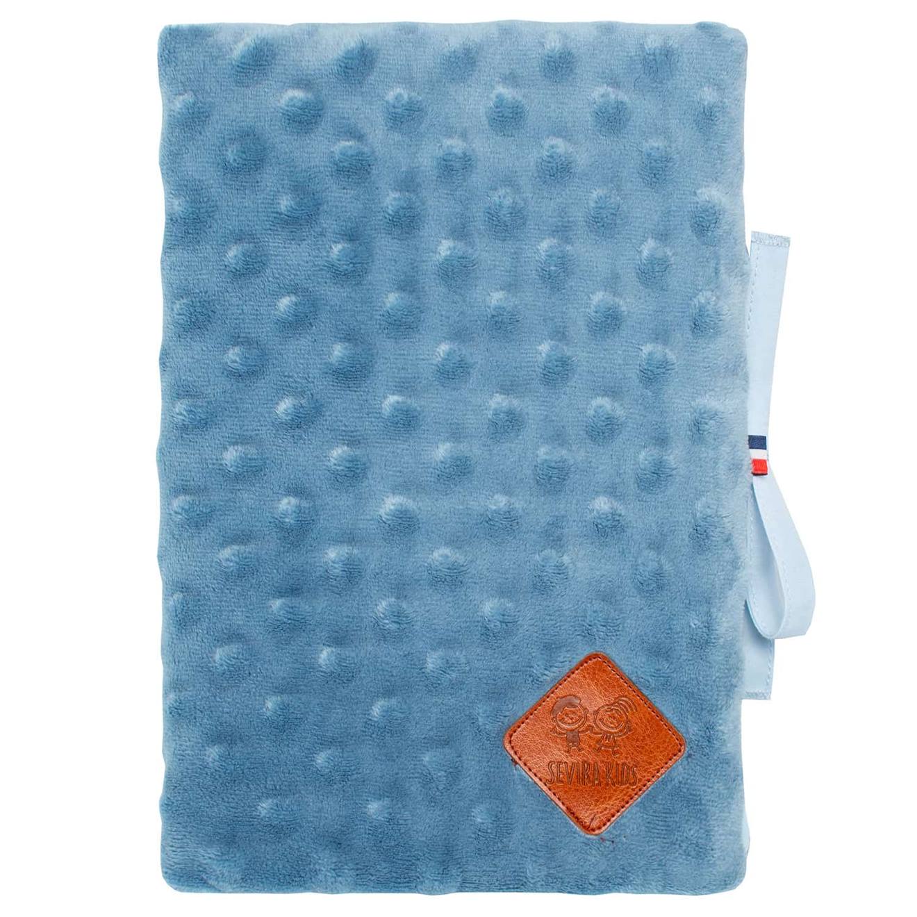 Protège Carnet De Santé En Minky Denim