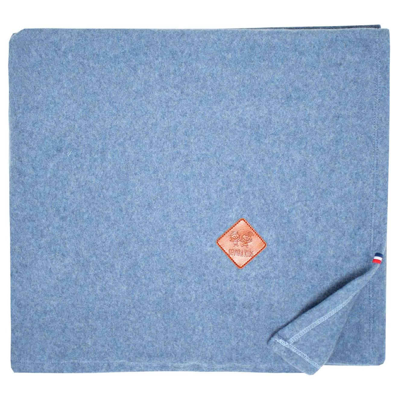 Couverture Polaire Coton Ultra-doux Denim
