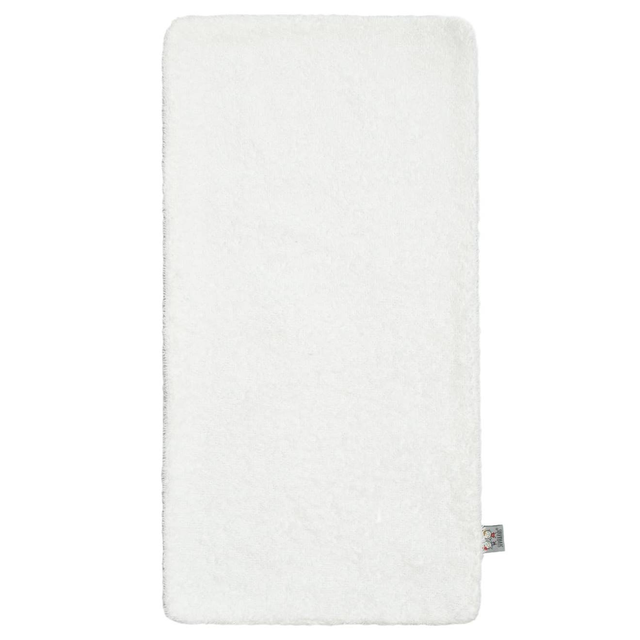 Tapis À Langer Amovible En Éponge De Bambou Blanc