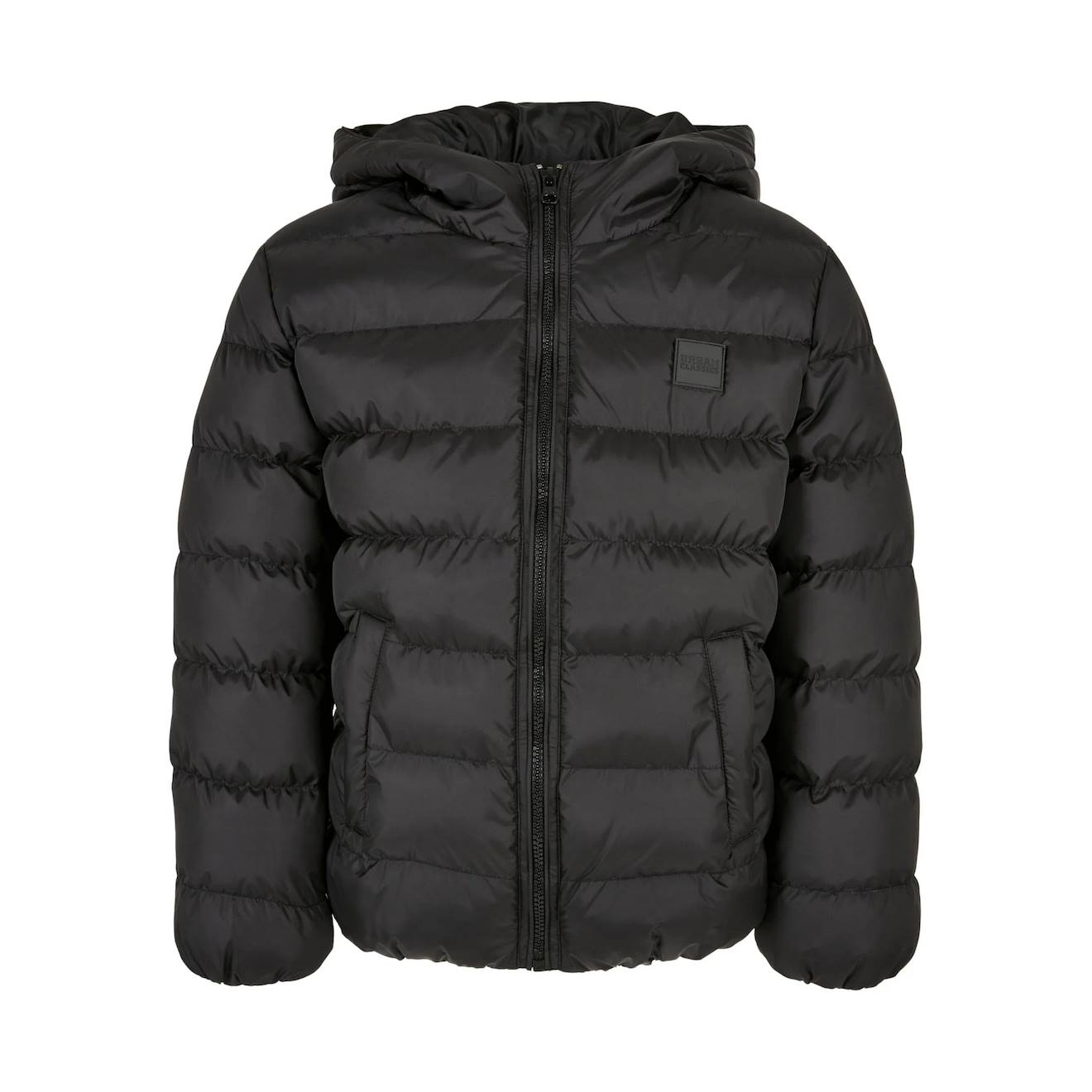 Veste Matelassée Synthétique Basic Noir