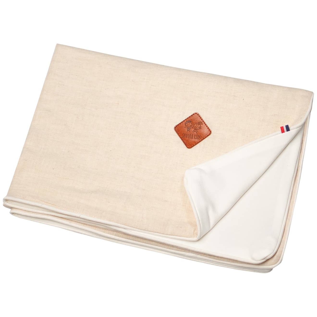Couverture Légère En Lin Lavé Beige