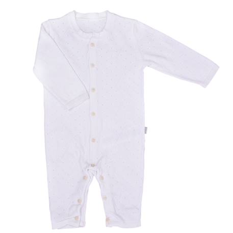 Bébé-Salopette, combinaison-Combinaison bébé en tricot de coton bio