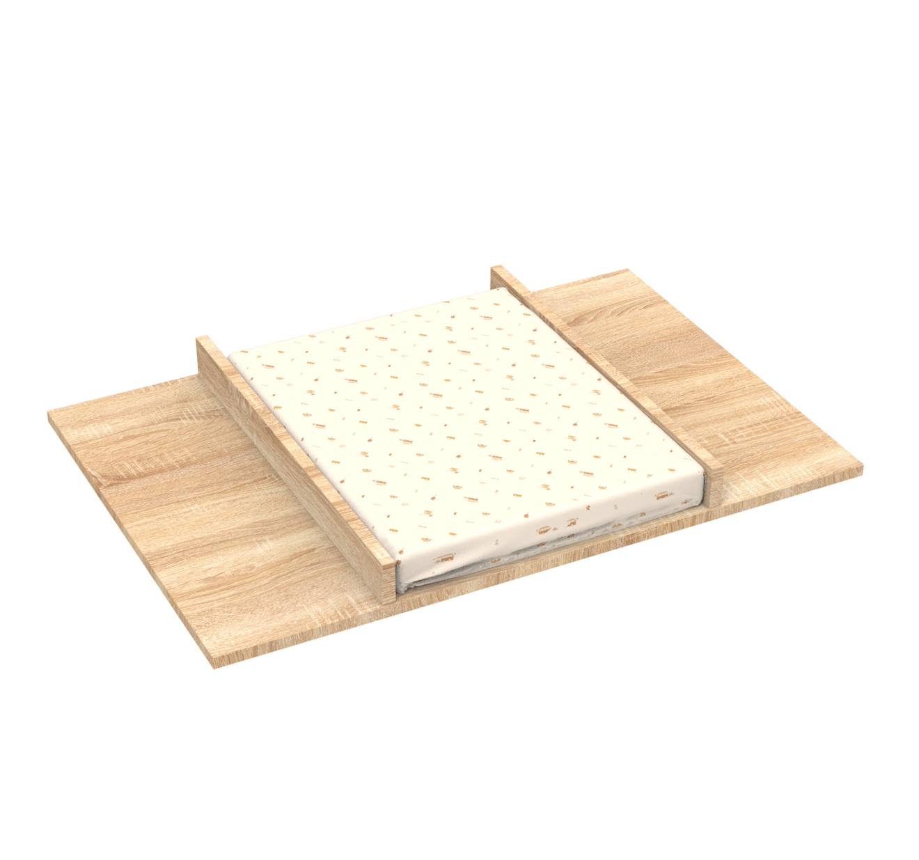 Plan À Langer Pour Commode En Bois Marron