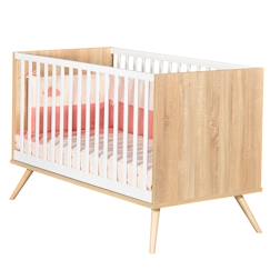Chambre et rangement-Lit évolutif en bois - seventies