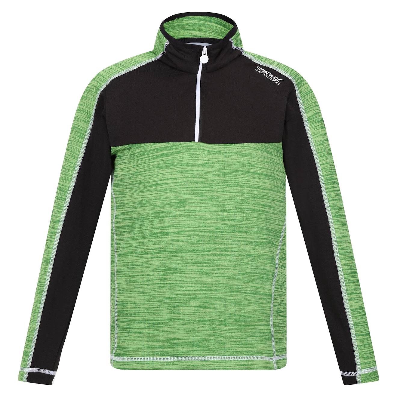 Haut Polaire Polyester Hewley Vert Jasmin / Noir