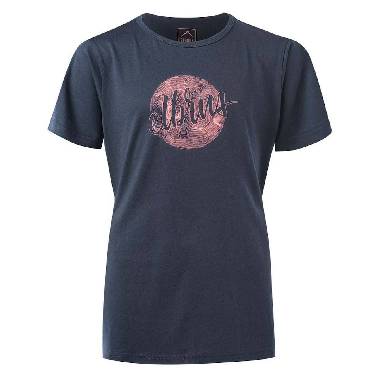 T-shirt Coton Bio Ukaja Bleu Sombre / Rose Coquillage