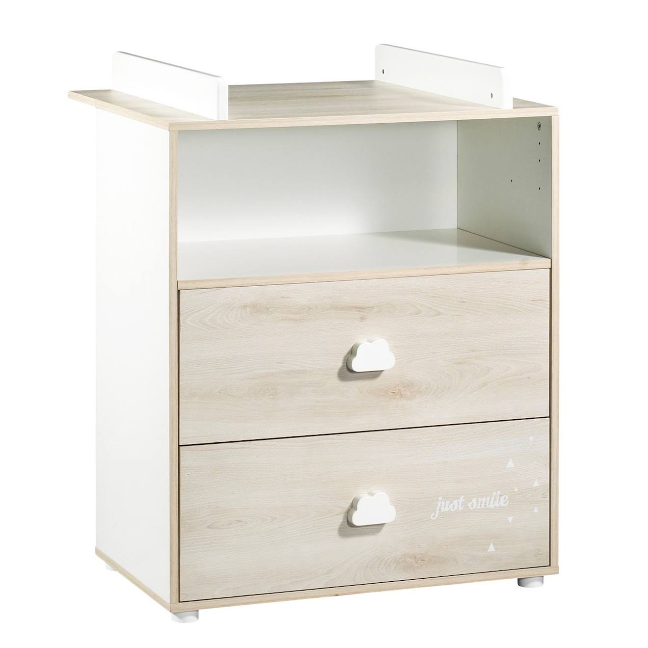 Baby Price - Commode À Langer En Bois Beige