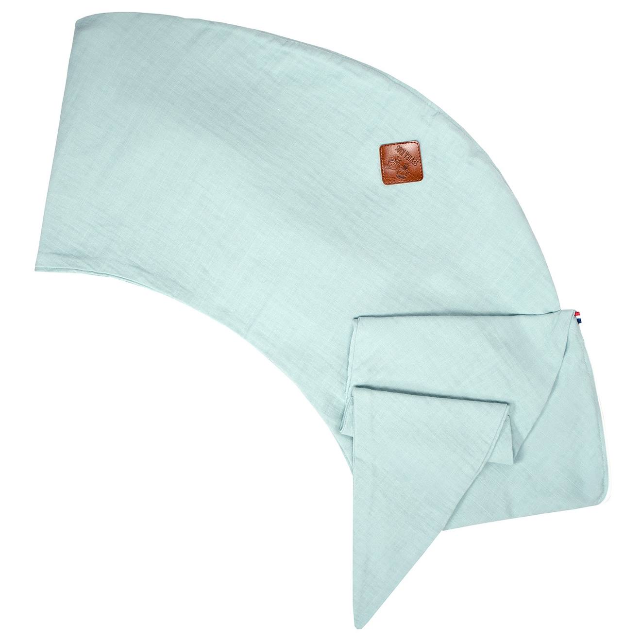 Housse Pour Coussin De Maternité Et D'allaitement En Gaze De Coton Vert