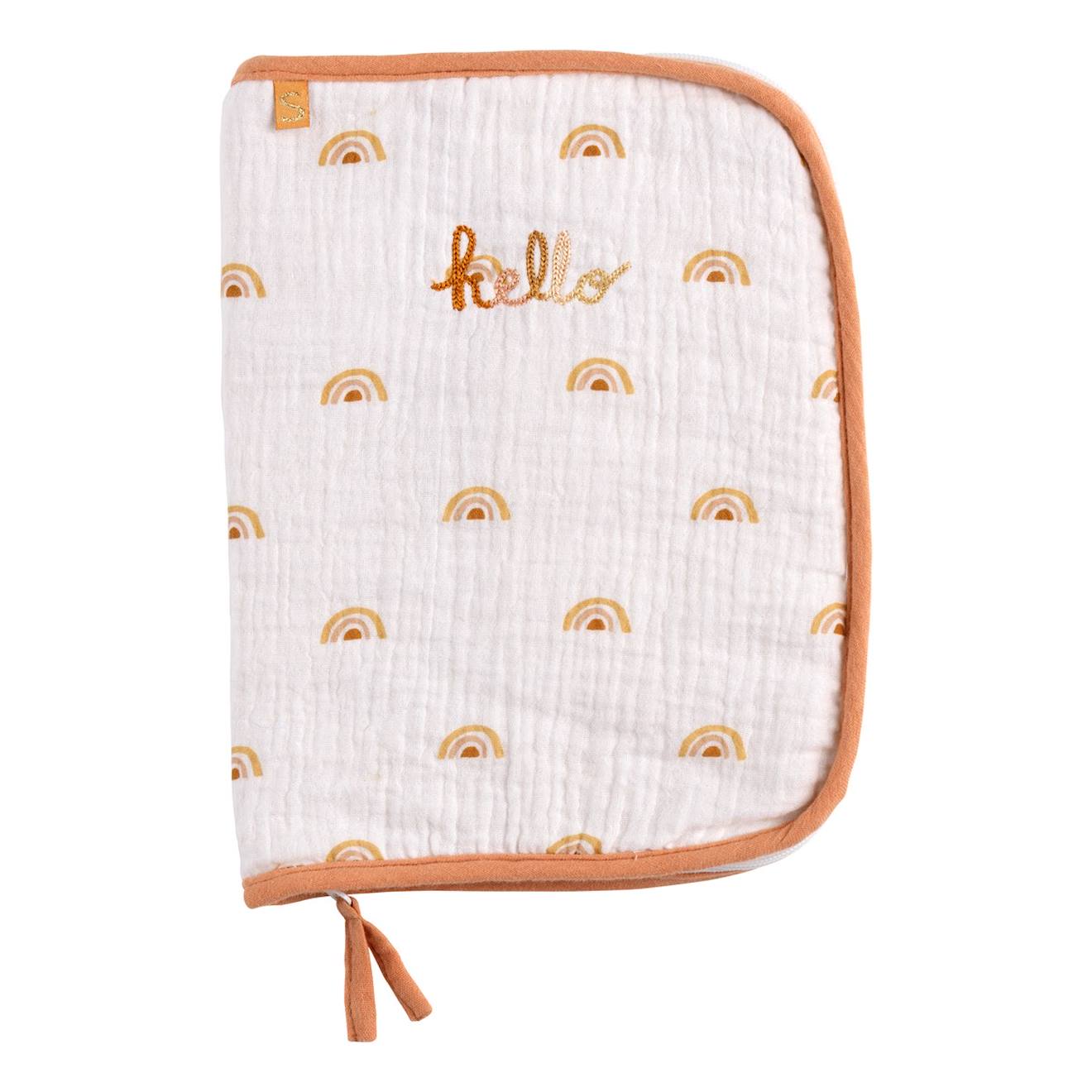Protège Carnet De Santé En Coton - Sunlight Blanc