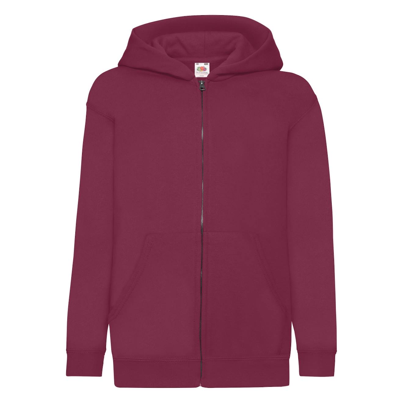 Veste À Capuche Coton Classic Bordeaux