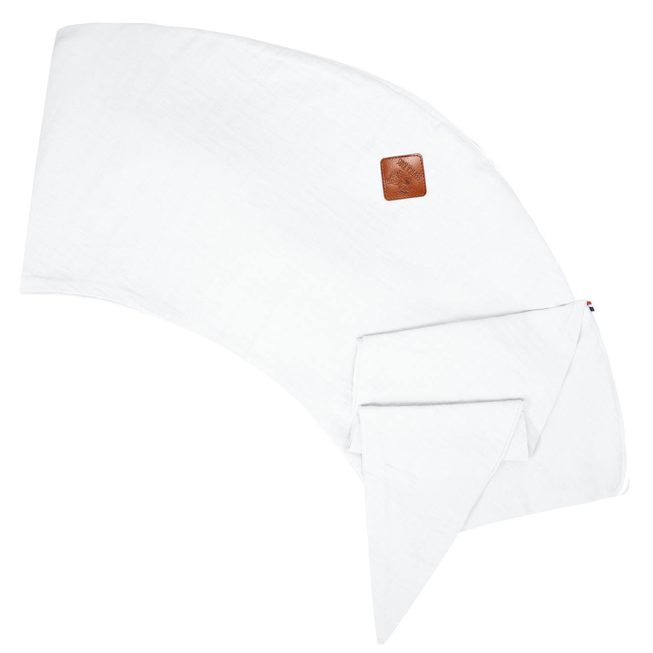 Housse Pour Coussin De Maternité Et D'allaitement En Gaze De Coton Blanc