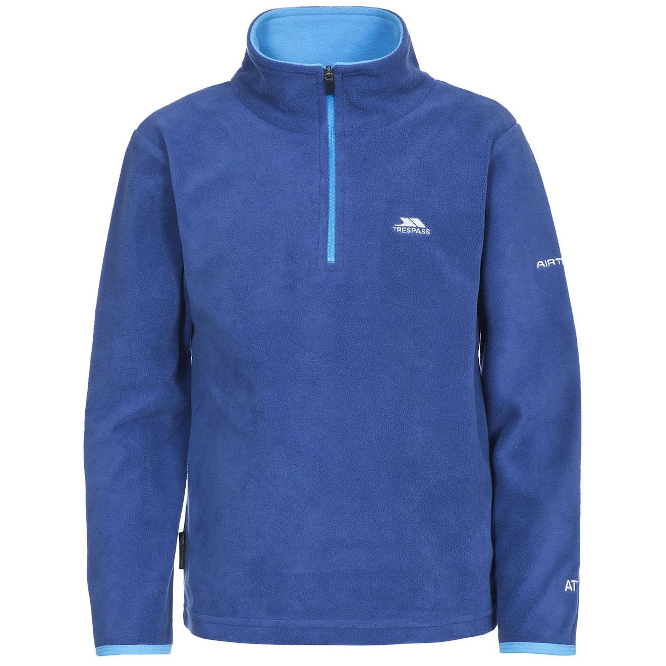 Polaire Zippé Polyester Etto Bleu