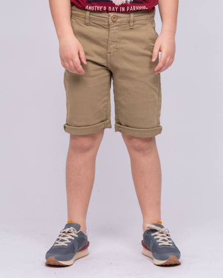 Bermuda chino bavolta garçon  - vertbaudet enfant