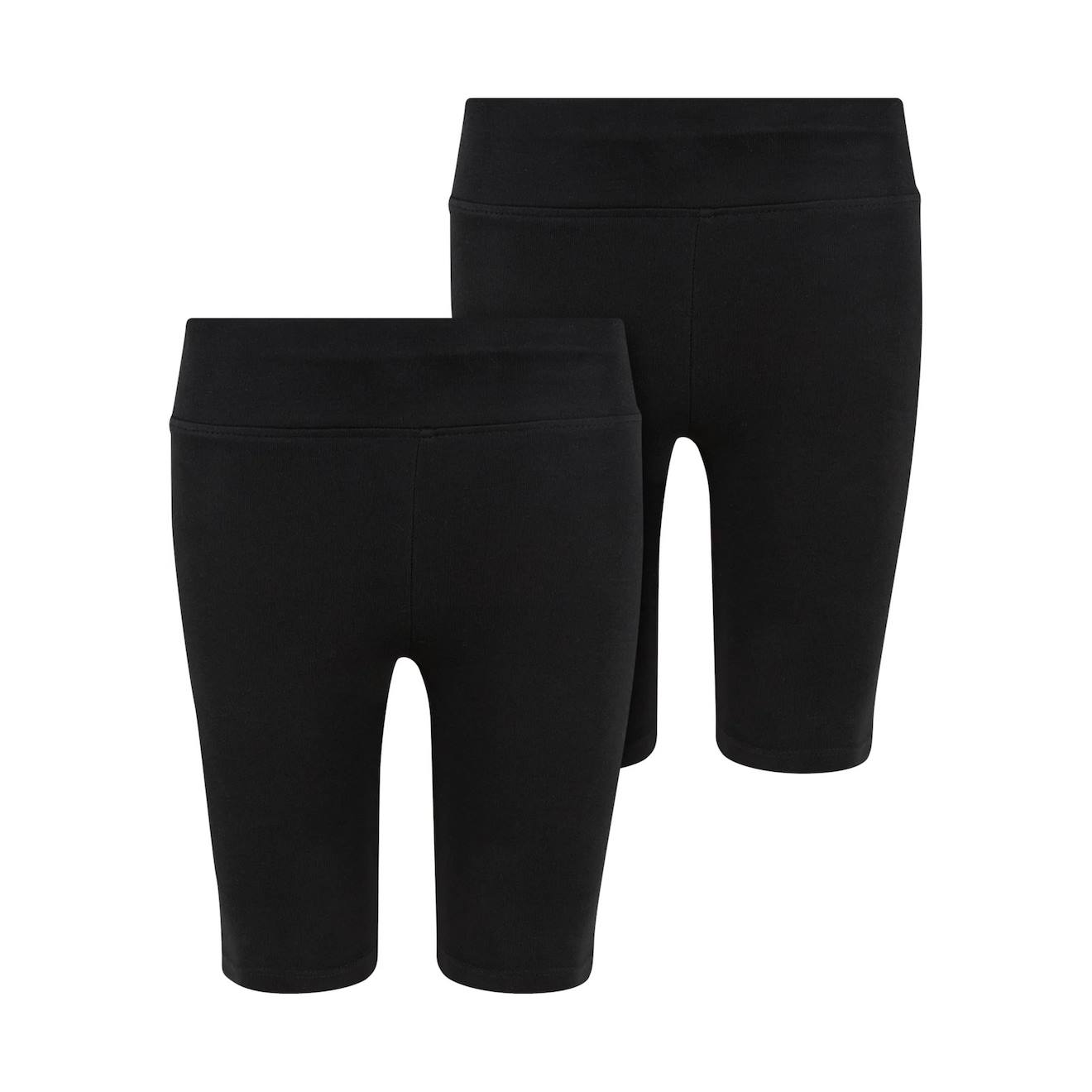Short Cycliste Fille Coton Noir Short Cycliste Fille Coton Noir