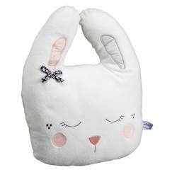 -Coussin déco lapin en polyester - miss fleur de lune