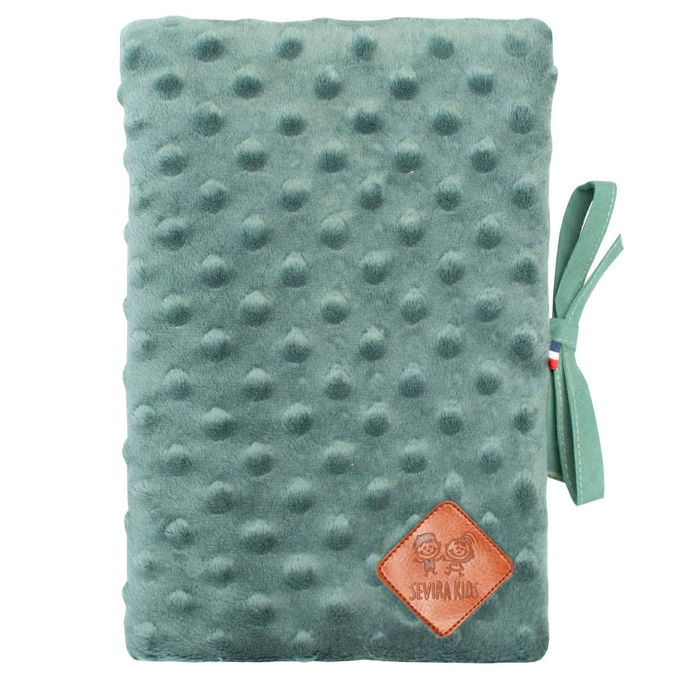 Protège Carnet De Santé En Minky Vert Émeraude
