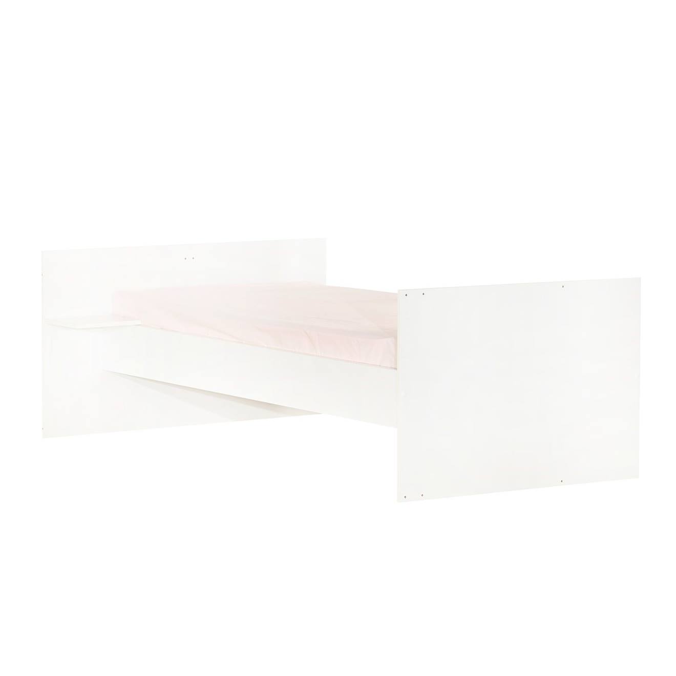 Lit Combiné Evolutif En Bois - Joy Blanc/marron (Baby Price) - Image 2
