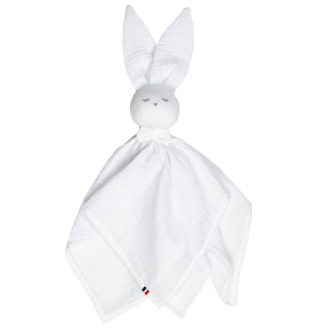 Doudou Lapin En Gaze De Coton Jeanne Blanc