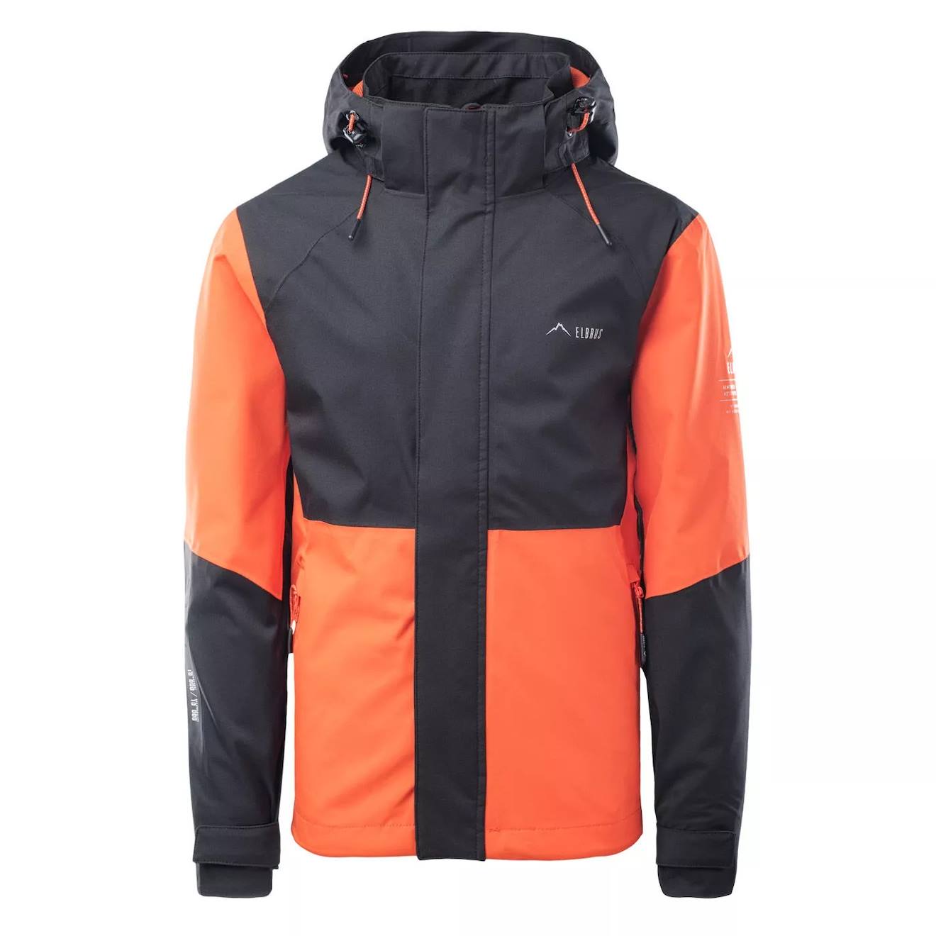 Veste Polyester Poul Orange Sanguine / Noir