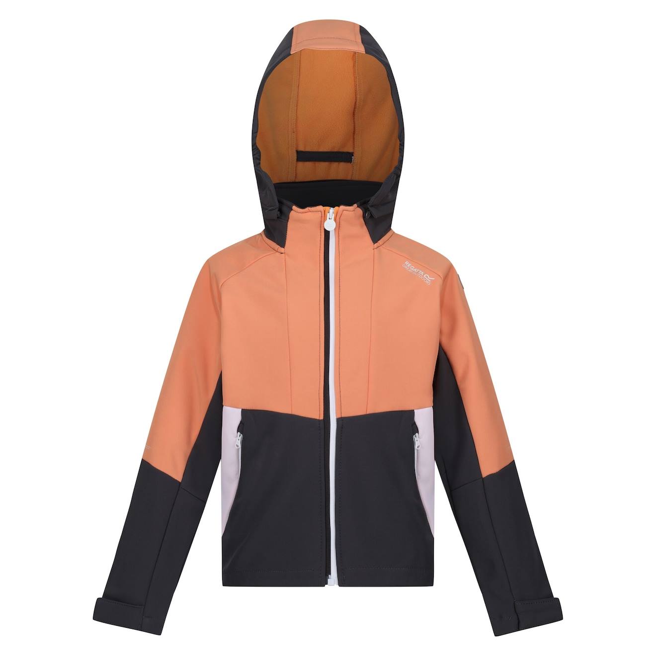 Veste Softshell Polyester Haydenbury Gris Phoque / Orange Clair