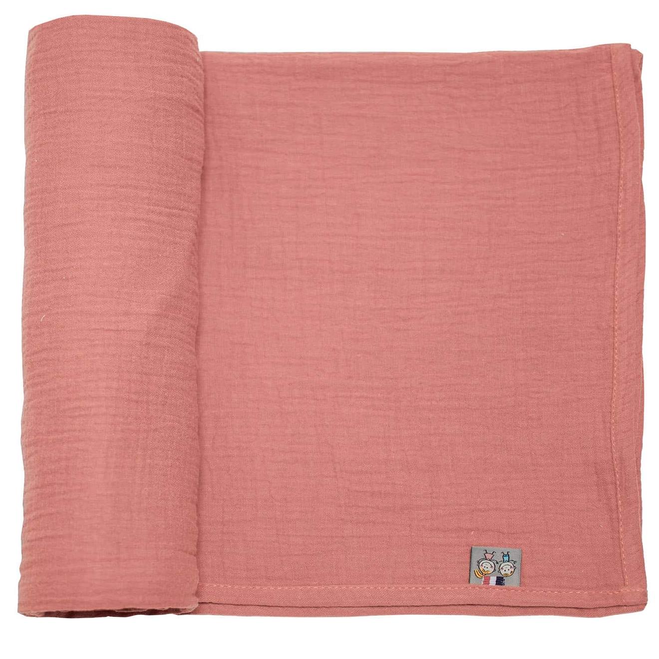 Maxi Lange En Gaze De Coton Jeanne Terracotta