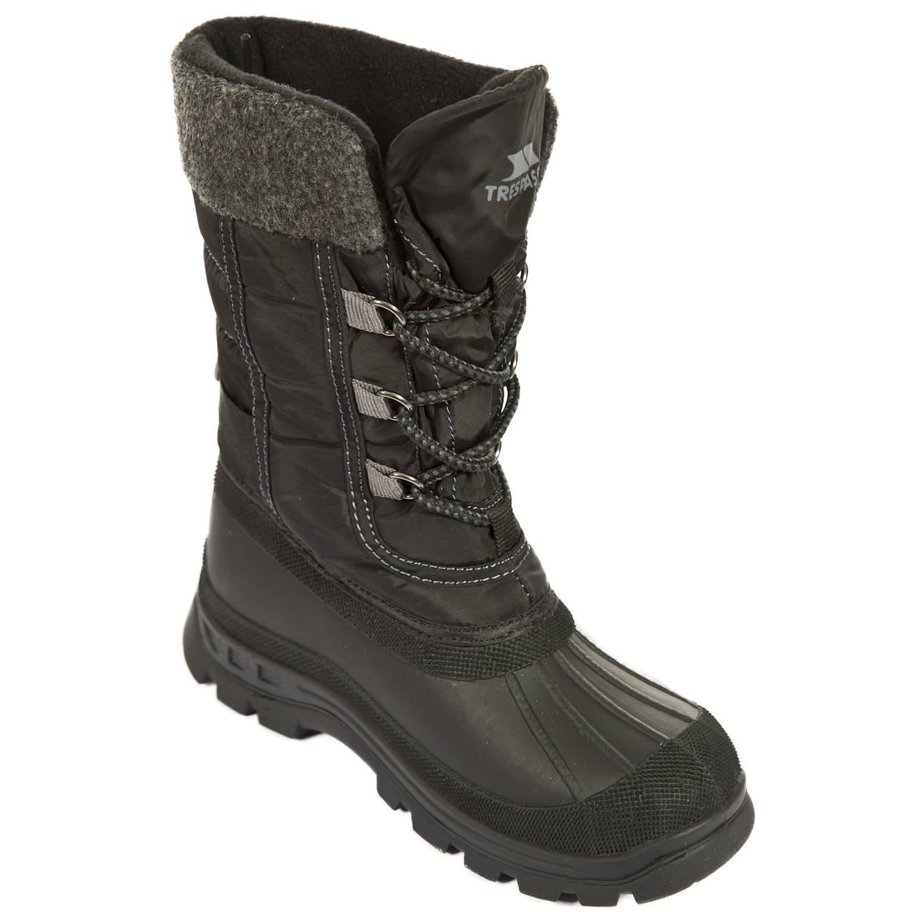 Bottes De Neige Polaire Sherpa Noir