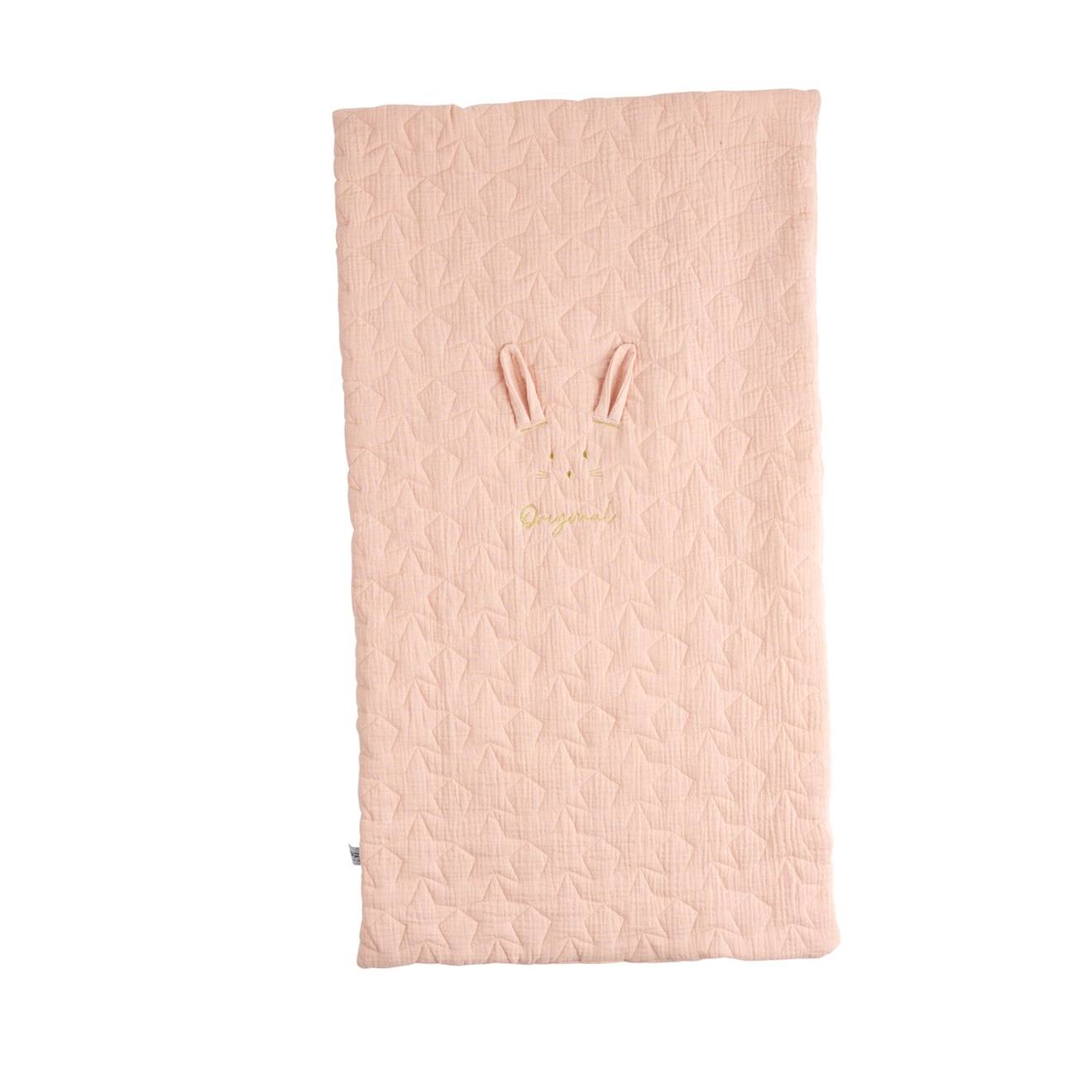 Couvre Lit Rectangulaire Berceau En Coton Rose