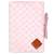 Protège carnet de santé en minky Bleu+Camel+Denim+Écru+Gris+Rose+Vert émeraude 25 - vertbaudet enfant 