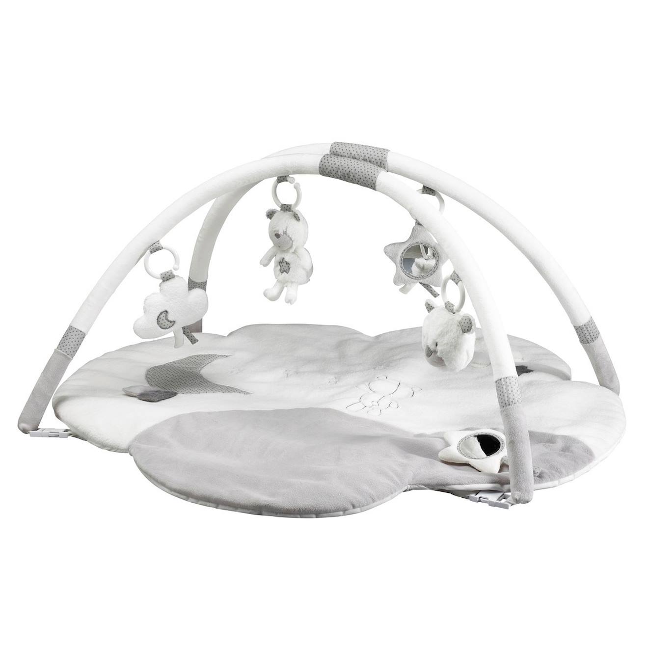 Sauthon - Tapis D'éveil Nuage Avec Arches En Polyester Blanc