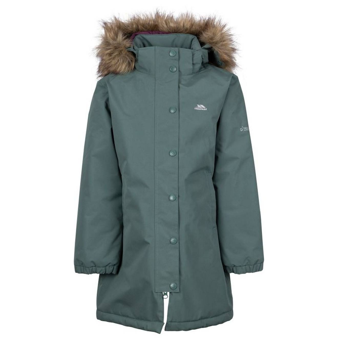 Veste Imperméable Polyester Astound Vert Sombre