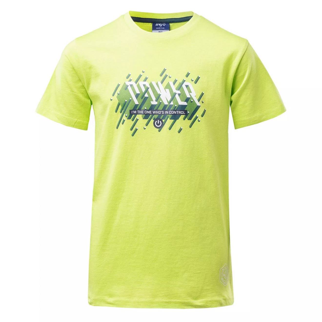 T-shirt Coton Power Vert Citron